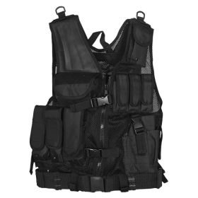 Big & Tall Mach 1 Tactical Vest - Black