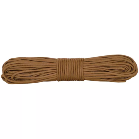 Nylon Braided Cord - 100' Hank - Coyote (Tan)