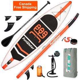 Free Shipping Dropshipping Canada Warehouse Have Stock SUP Stand Up Paddle Board 11'x33''x6'' Inflatable Paddleboard Soft Top Surfboard with ISUP Acce